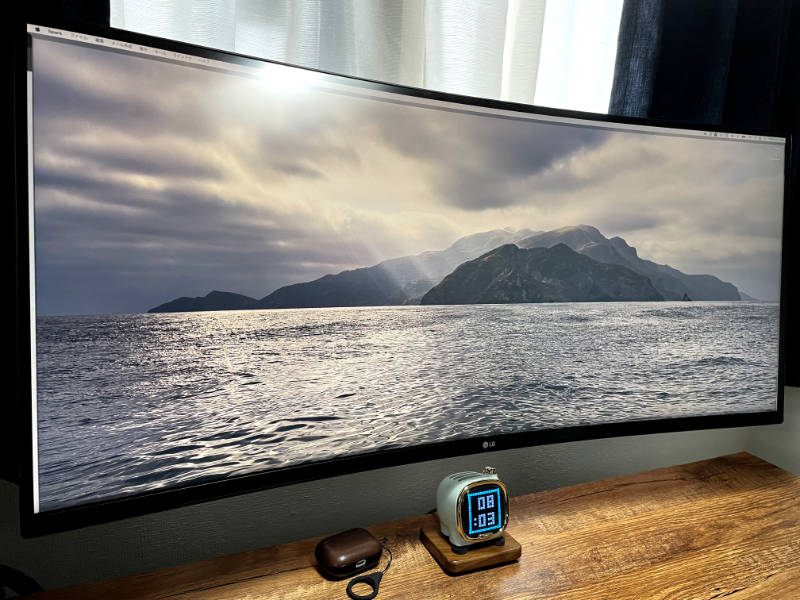 LG 34WP60C-Bレビュー！ ビジネス用途にも最適な湾曲モニター | デスク 